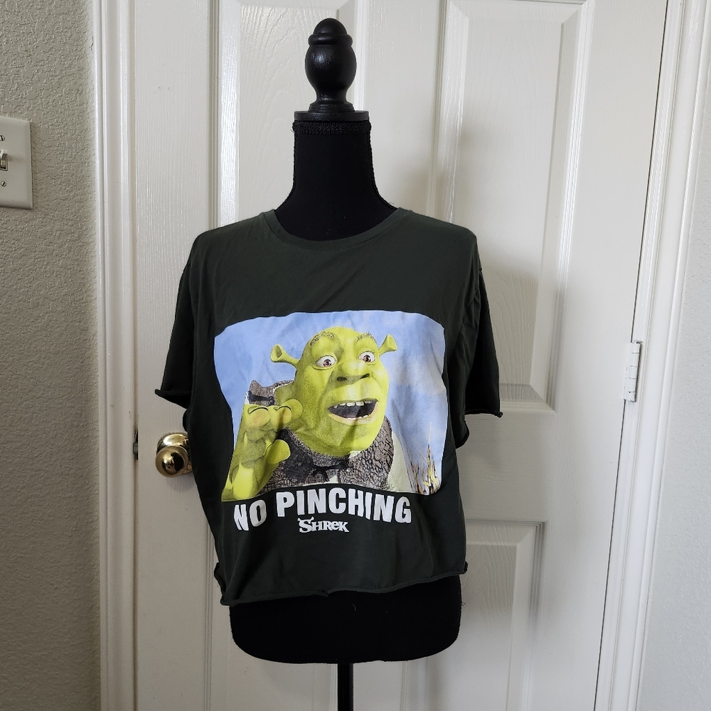 Shrek Graphic T-Shirt in Dark Green